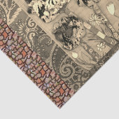 Weefselbloemen 2 tissuepapier (Detail)