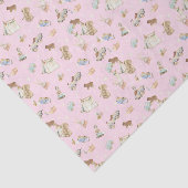 Weefseldocument 3 bladen,  Speelgoedachtergrond Tissuepapier (Detail)