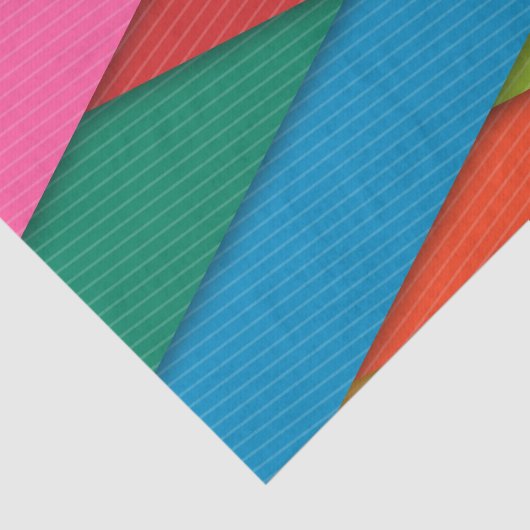Weefseldocument Kleurrijke Driehoeken Tissuepapier (Detail)
