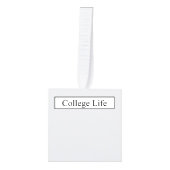 weefselhouder kubus ornament (Voorkant)