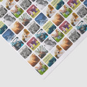 Weefselpapier 10 White met fotobewerking Tissuepapier (Detail)