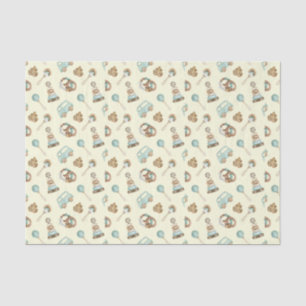 Weefselpapier (3) speelgoed Gele achtergrond Tissuepapier