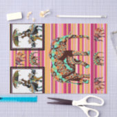 Weefselpapier Afrikaanse vrouwen olifant Tissuepapier (Craft)