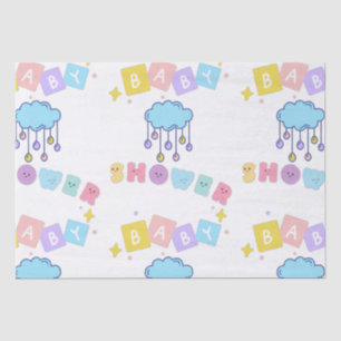 Weefselpapier baby shower tissuepapier