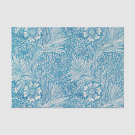 Weefselpapier Blauw ivoor William Morris Floral Tissuepapier