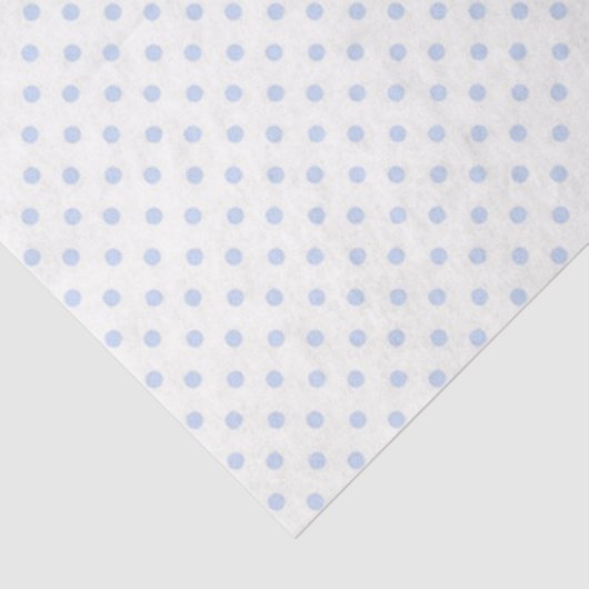 Weefselpapier/blauw pokdots tissuepapier (Detail)