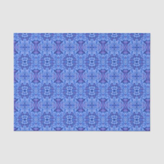 Weefselpapier - Blue Hydrangeas Tissuepapier (Voorkant)