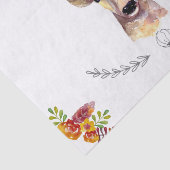 Weefselpapier — Boho Deer Buck Head Browning Tissuepapier (Detail)
