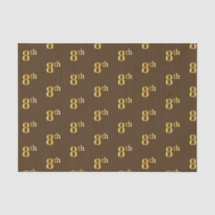 Weefselpapier, bruin, Faux Gold 8th (Achtste) Tissuepapier