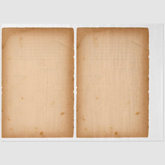 WEEFSELPAPIER : DÉCOUPAGE ; OUD PAPIER (Voorkant)