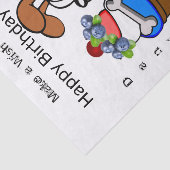 Weefselpapier Dog Bot Ice Cream Tissuepapier (Detail)