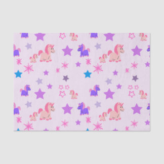 Weefselpapier Eenhoorns en sterren Tissuepapier