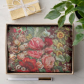 WEEFSELPAPIER: FLORAL  CHINTZ TISSUEPAPIER (Geschenk)