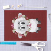 Weefselpapier Floral Sheep Tissuepapier (Craft)