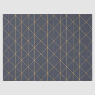 Weefselpapier - Geometrisch goud en Lila patroon Tissuepapier