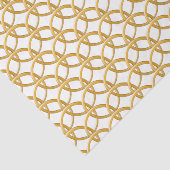 Weefselpapier - Golden chain Mail Tissuepapier (Detail)