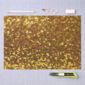 Weefselpapier/goudglitter Tissuepapier (Craft)