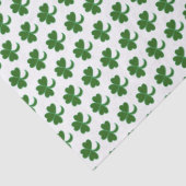 Weefselpapier - Green Shamrock Tissuepapier (Detail)