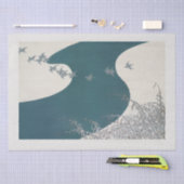 WEEFSELPAPIER : JAPANESE WOODBLOCK : TISSUEPAPIER (Craft)