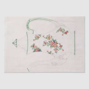 WEEFSELPAPIER : JAPANS : TEAPOT ONTWERP VANAF 1910 TISSUEPAPIER