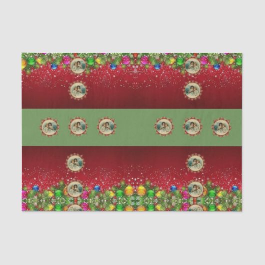 Weefselpapier Kerstmis Tissuepapier (Voorkant)