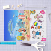 Weefselpapier Kiekenband Octopus Tissuepapier (Craft)