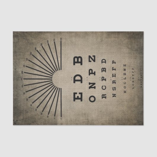 Weefselpapier -  kijkgrafiek tissuepapier (Voorkant)