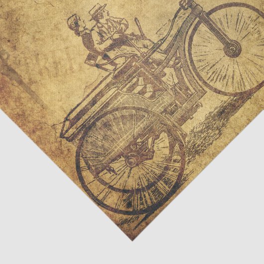 Weefselpapier -  klassieke auto oud tissuepapier (Detail)