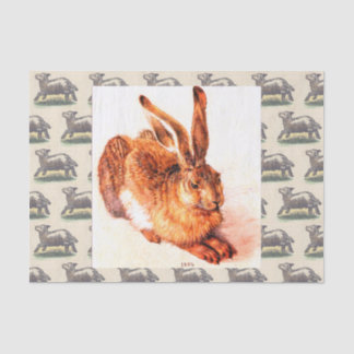 Weefselpapier - LAMB ALBRECHT DURER RABBIT Tissuepapier