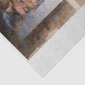 WEEFSELPAPIER : LEONARDO DA VINCI : DE LAATSTE SUP TISSUEPAPIER (Detail)