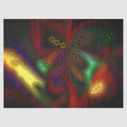 Weefselpapier "Mardi Gras" Tissuepapier (Voorkant)