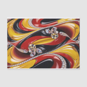 Weefselpapier met Belgische kleuren design Tissuepapier