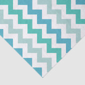 Weefselpapier met blauw Chevron Pattern Tissuepapier (Detail)