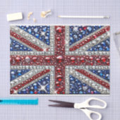 Weefselpapier met Britse kleuren ontwerp Tissuepapier (Craft)