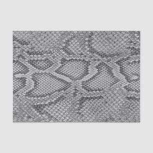 Weefselpapier met grijs snakeskin-patroon tissuepapier