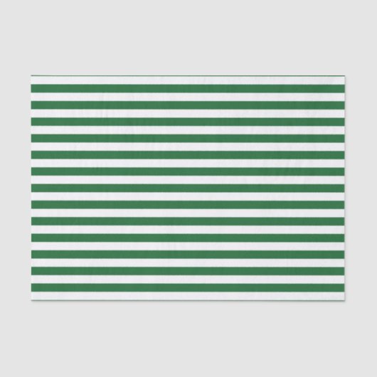 Weefselpapier met groene en witte strepen tissuepapier (Voorkant)