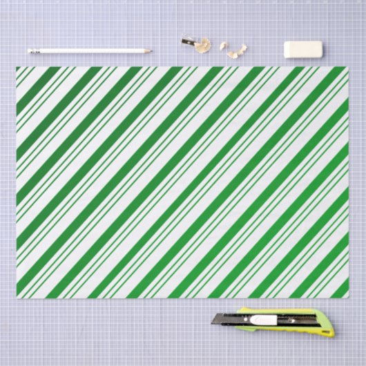 Weefselpapier met groene snoepriet tissuepapier (Craft)
