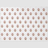 Weefselpapier met kerstgouden doedelen tissuepapier (Voorkant)