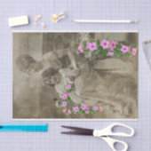 Weefselpapier met  moeder en dochter tissuepapier (Craft)