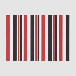 Weefselpapier met rode zwarte strepen tissuepapier