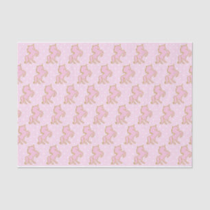 Weefselpapier met roze Unicorns Tissuepapier
