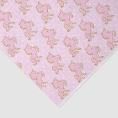 Weefselpapier met roze Unicorns Tissuepapier (Detail)