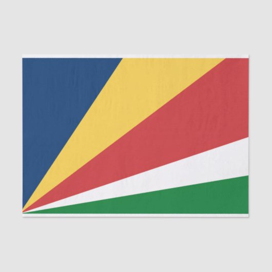 Weefselpapier met Seychellen kleuren ontwerp Tissuepapier (Voorkant)