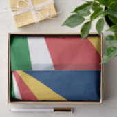 Weefselpapier met Seychellen kleuren ontwerp Tissuepapier (Geschenk)