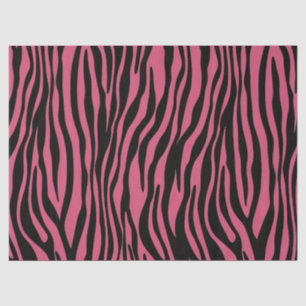 Weefselpapier met trendy roze zebra-printplaat tissuepapier