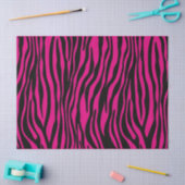 Weefselpapier met trendy roze zebra-printplaat tissuepapier (Craft)