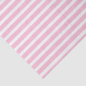 Weefselpapier met zachte roze en witte strepen tissuepapier (Detail)