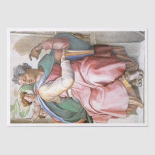 WEEFSELPAPIER : MICHELANGELO : SISTINE CHAPEL TISSUEPAPIER