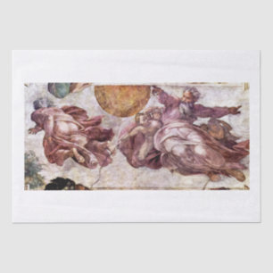 WEEFSELPAPIER : MICHELANGELO : SISTINE CHAPEL TISSUEPAPIER