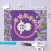 Weefselpapier Paars Tissuepapier (Craft)